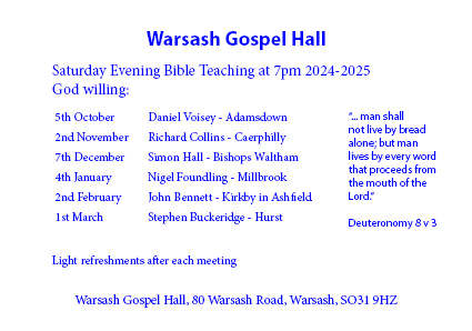 Ministry meetings 24-25